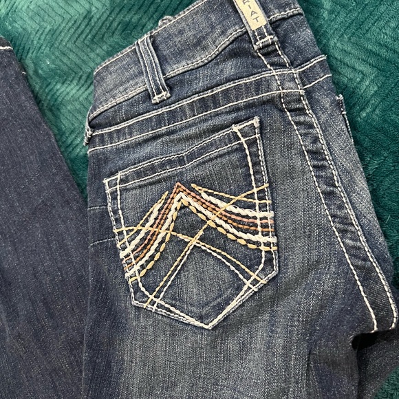 NWOT Ariat 25R Western Dark Wash Women's Boot Cut Jeans Cowgirlcore - Picture 4 of 7